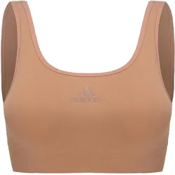 Bustier sportlich soft Damen - Scoop Lounge Bra braun L