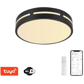 Immax Neo LITE PERFECTO Smart Deckenleuchte D50cm, 48W Schwarz