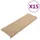 vidaXL Stufenmatte 65 x 21 cm Sand