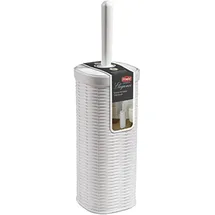 stefanplast Bürstenhalter Rattanoptik (30700) Weiß