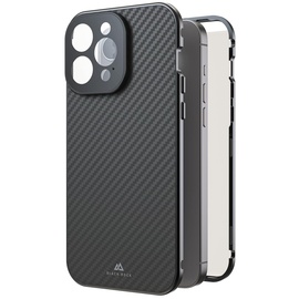 Black Rock 360° Glass Case für Apple iPhone 15 Pro Max Carbon (1330TGCB02)