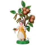 Hubrig Volkskunst GmbH Hubrig Jahresfigur 2022 - Haselnuss NEU!!!! Seiffen Erzgebirge