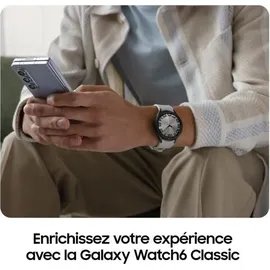 Samsung Galaxy Watch6 Classic Schwarz 43 mm BT Sport Band Schwarz