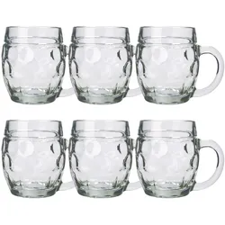 Bierglas, Bierkrug, Maßkrug, Bierseidel 6er Set Biergläser, Tübinger - 0,4 Liter