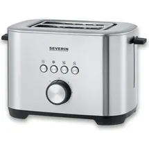 Severin AT 2620 Toaster Schwarz/Silber