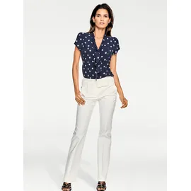Heine Schluppenbluse Blau 38