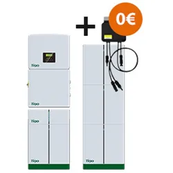 Tigo - TSI 10 kW 3ph Hybrid Wechselrichter + TSB 12 kWh Batterie + 25 Optimierer