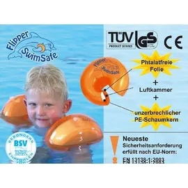 Pro Swim Flipper Swim Safe Schwimmflügel orange 11 - 30 kg