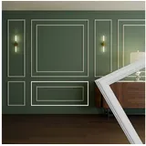 HEXIM Stuckleiste RM16-D 140x60 cm HDPS weiß