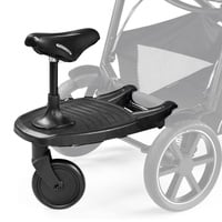 Peg Perego Ride with Me Board-Zubehör, kompatibel mit Veloce & Vivace Kinderwagen, Schwarz