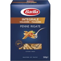 Barilla Pasta Integrale Penne Rigate – Vollkorn-Hartweizengrieß-Pasta mit natürlichen