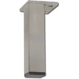 Simausrom Dekorfuß Fix Fuß 30x30 mm Möbelfuß Möbelbeschlag L 190 mm Edelstahl gebürstet