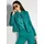 Madeleine Stilvoller Businessblazer mit Stehkragen in petrol | Gr.: 36