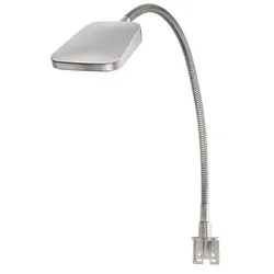 Möbel-LED-Anbauleuchte, BlueTwo, 2,5W, warmweiß, titan/edelstahl