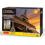 shantou cubicfun toys industrial co CUBICFUN - 3D Puzzle Eiffelturm 80 Teile