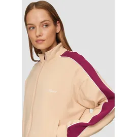 s.Oliver Sweatjacke mit Seitenstreifen Beige 32/34
