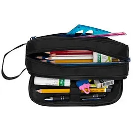 Oxford Schlampermäppchen schwarz, 22,0 x 9,0 cm