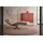 KAWOLA Relaxliege LETICIA Leder 0 x 0 x 0 cm grau mit Nackenkissen