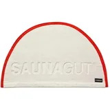 Saunagut SAUNAGUT® Sauna Wedeltuch Torreoo elfenbein-rot