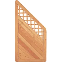Tetzner & Jentzsch Sichtschutzzaun 90 x 180 cm Braun/Holz