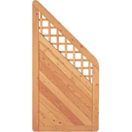 Tetzner & Jentzsch Sichtschutzzaun 90 x 180 cm Braun/Holz