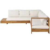Beliani Lounge Set 5-tlg. Braun