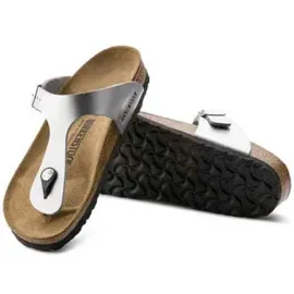 Birkenstock Gizeh Birko-Flor silver 39