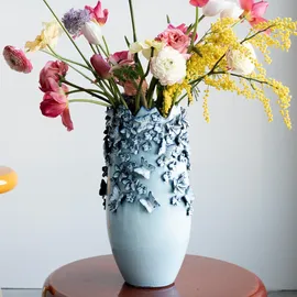 Kare Butterflies Lightblue 50cm
