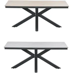 Gardissimo ARMATI Nonwood Alu-Gartentisch Gartenmöbel 180cm (eckig) anthrazit / hell