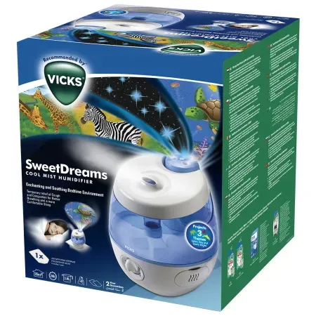 Wick Sweet Dreams Ultraschall Kaltluftbefeuchter Mit Bildprojektion 1 Stück