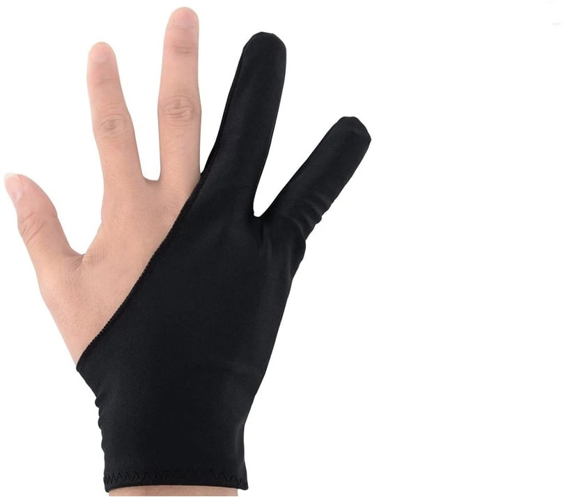 MaxMount Zeichenhandschuh für Zeichenplatte - Drawing Glove - S