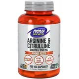 NOW Foods Arginin & Citrullin Mix Kapseln 120 St