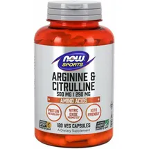 NOW Foods Arginin & Citrullin Mix Kapseln 120 St