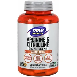 NOW Foods Arginin & Citrullin Mix Kapseln 120 St