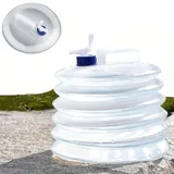 CALLYSONIC 15L Faltkanister mit Tragegriff, Faltbarer Wasserkanister mit hahn, Tragbar Faltbare trinkflasche, Wiederverwendbare Wassersack für Camping,Wohnmobil, Outdoor & Reisen Wasserbehälter (L)