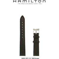 Hamilton Leder Walden Band-set Leder-schwarz-16/14 H690.263.101 - schwarz