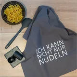 17;30 Hamburg Geschirrtuch Ich kann nicht nur Nudeln, weiss von 17;30 Hamburg 100% Baimwolle Siebdruck