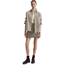 Marc O'Polo Hemdjacke MARC O'POLO "aus Organic Cotton Stretch", Damen, Gr. 36, beige (chalky mauve), Obermaterial: 98% Baumwolle, 2% Elasthan, unifarben, loose fit, Manschette, Jacken