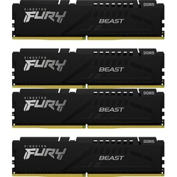 128GB (4x32GB) KINGSTON FURY Beast Black XMP DDR5-5600 CL40 RAM Speicher Kit