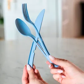 Koziol Besteck-Set 3-teilig Blau