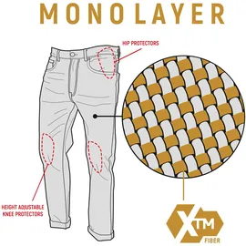 John Doe Classic Tapered Motorrad Jeans