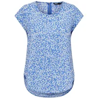 Only Damen Onlvic S/S AOP Top Noos Ptm, Marina/AOP:Happy
