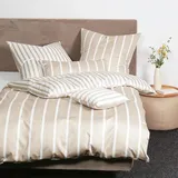 JANINE Kissenbezug Modern Classic 40 x 40 cm Beige