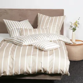 JANINE Kissenbezug Modern Classic 40 x 40 cm Beige