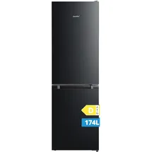 Midea RCB169DK3 Kühl-Gefrierkombination (174 l, 1500 mm hoch, Schwarz)