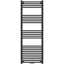 neu.haus Handtuchheizkörper Voss 1400 x 500 mm 570 W schwarz Mittelventil