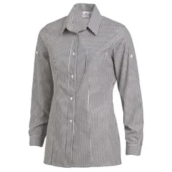 Bluse Teilungsnähte schwarz 08/2445/10, Größe 54 - schwarz - 54