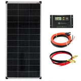 100Watt 12Volt Solar Set Solaranlage Inselanlage Garten Camping Solarmodul