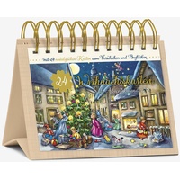 Korsch Verlag Tisch-Adventskalender "24 Nostalgische Weihnachtskarten"