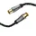 Hama Antennenkabel Koax-Stecker - Koax-Kupplung 5 m Schwarz/Grau